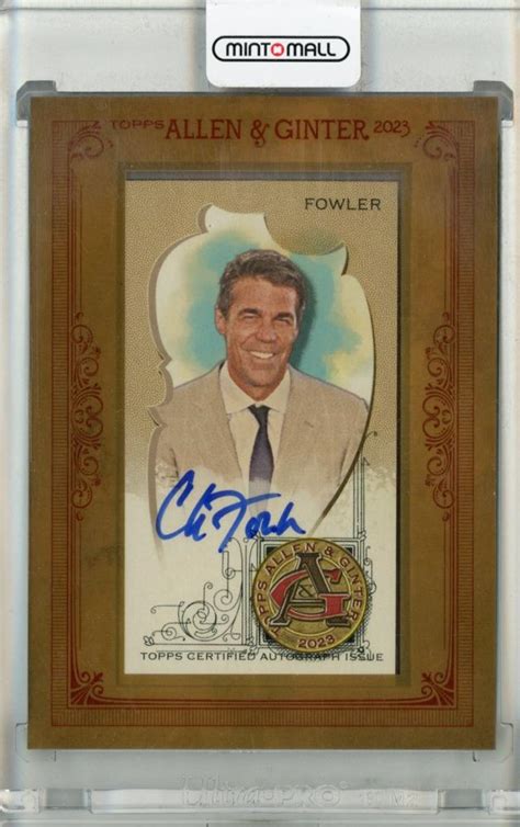 ミントモール Mint 池袋店 2023 Topps Allen And Ginter Chris Fowler Framed