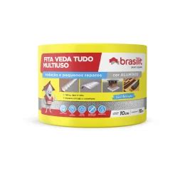 Preço de Fita Veda Tudo Multiuso 10cm X 10m Brasilit AECweb