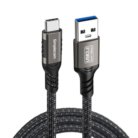 Simplecom Cau Usb A To Usb C Data And Charging Cable Usb Gen