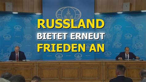 Putin stellt Bedingungen für ECHTE Friedensverhandlungen und