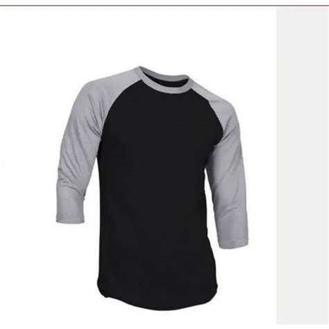 Plain Men Full Sleeve Cotton T Shirt Round Neck At Rs 322 Piece In