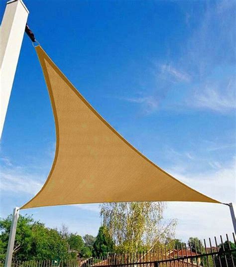 3x3x3m Triangle Shape Waterproof Sun Shade Canopie Grandado