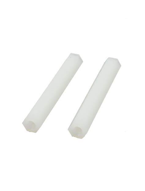 Uxcell 40mm M3 Female Thread White Nylon Pcb Spacer Hex Stand Off Pillar 30pcs Harfington