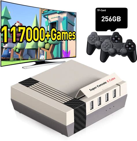 Kinhank Retro Game Console Super Console X Cube Emulator Console With