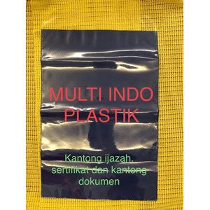 Jual Kantong Ijazah U Plastik Ijazah Kantong Sertifikat Plastik