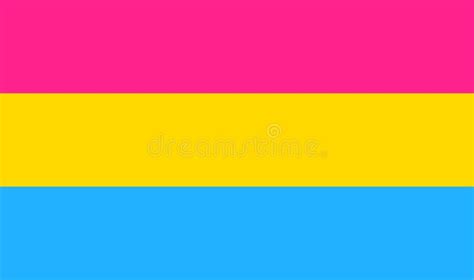 Pansexuality Pride Flag Stock Illustration Illustration Of Symbol 262293846