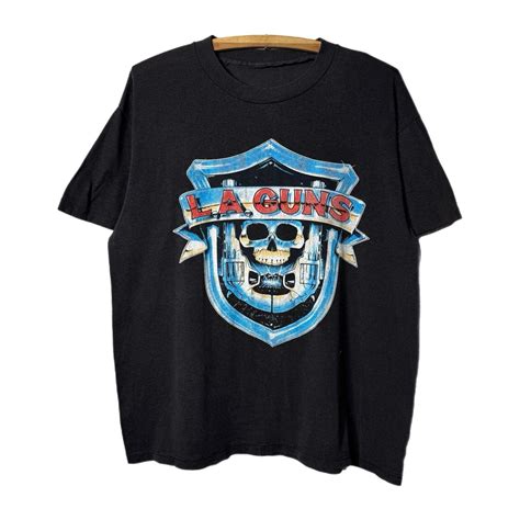 Vintage 1988 LA Guns Sex Action Tour Concert Shirt 80 Gem