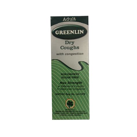 Greenlin Dry Cough Adult Troop Pharmacy