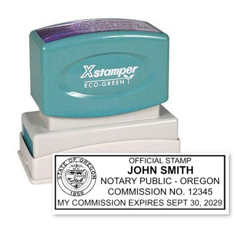 N18 Oregon Notary Stamp Xstamper Online