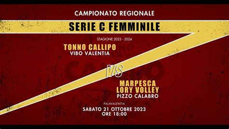 Tonno Callipo Volley Vs Lory Volley Pizzo 21 10 2023 YouTube