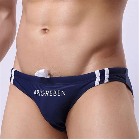 Men S Brief Cut Low Rise Bikini Brief Swimming Trunks Swim Brief Beach