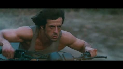 Rambo First Blood Rambo Bike Chase With Colonel Trautman Sylvester