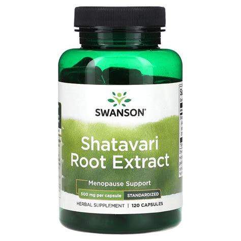 Swanson Shatavari Root Extract 500 Mg 120 Capsules