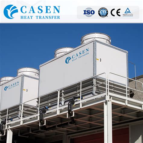 New Ton Frp Square Type Cross Flow Cooling Tower For Plastic