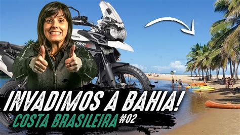 Duas Praias Imperd Veis Na Bahia Viagem De Moto Pelo Brasil Youtube