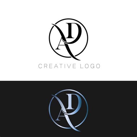 Premium Vector Ad Initial Letter Logo