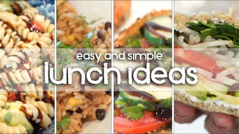 Lunch Ideas My Favorite Vegetarian And Vegan Lunches Youtube