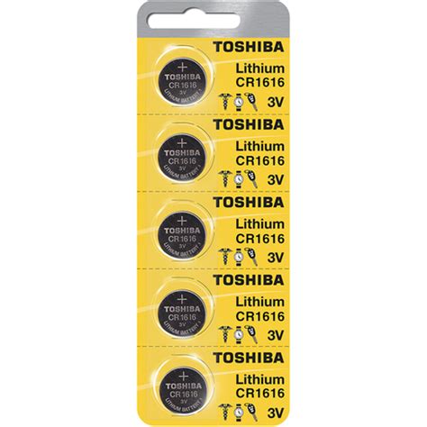 50 Toshiba CR1616 1616 Lithium Batteries - TheBatterySupplier.Com