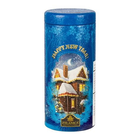 Herbata Czarna Liściasta Zylanica New Year Blue Puszka 100 Gr