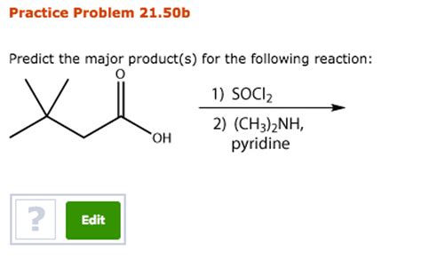 Oneclass Predict The Major Product S Of The Following Reaction