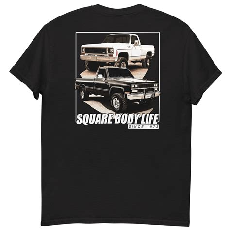 Square Body Chevy Truck T Shirts Aggressive Thread Truck Apparel