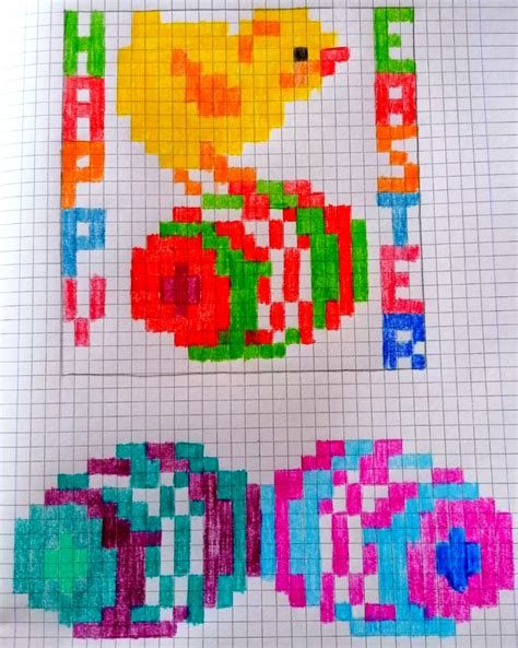 Pasqua Immagini Pixel Con Codici Free Download Crearegiocando