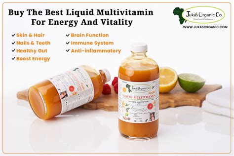 Buy The Best Liquid Multivitamin For Energy And Vitality Juka S Organic Co