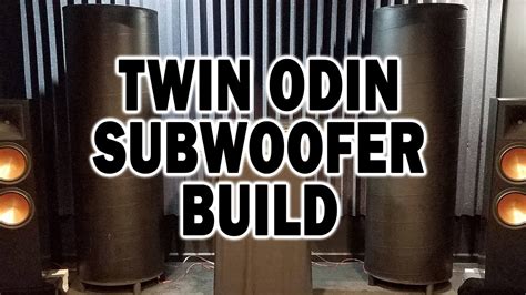 The Twin Odin Dual Sonotube Subwoofer Diy Build With Dayton Audio Um18 22 18 Ultimax 1350