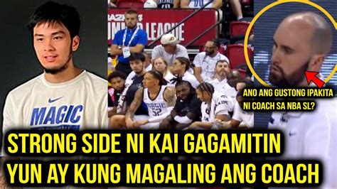 Gagamitin Ang Strong Side Ni Kai Sotto Yun Ay Kung Magaling Si Coach