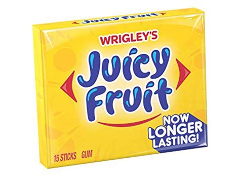 The Best And Worst Chewing Gums—ranked Juicy Fruit Gum Gum Juicy Fruit