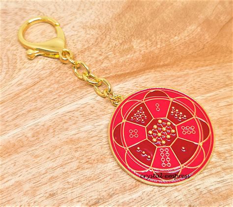 2022 Sum Of Ten Amulet Keychain Crystal Empress Feng Shui Store