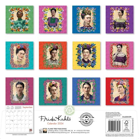 Frida Kahlo Calendar 2024 Calendar Week Dasha Delcina