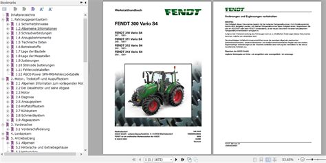 Fendt Tractor Vario S Operator Diagram Workshop Manual