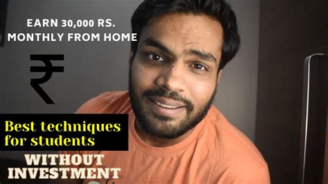 How To Earn Money From Home Without Any Investment For Students In