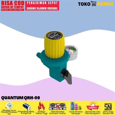 Regulator Gas Tekanan Tinggi Quantum Meter Qrh Qrh Qrh