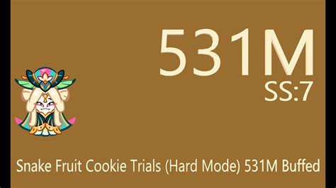 CROB Snake Fruit Cookie Trials Hard Mode 531M Buffed Jinx Lol