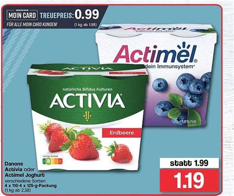 Danone Activia Oder Actimel Joghurt Angebot Bei Famila Nordwest