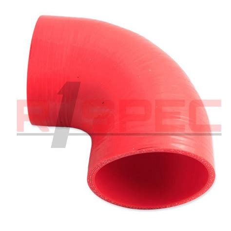 Buy Universal 325 83mm 3 Ply 90 Degree Elbow Red Silicone Hose