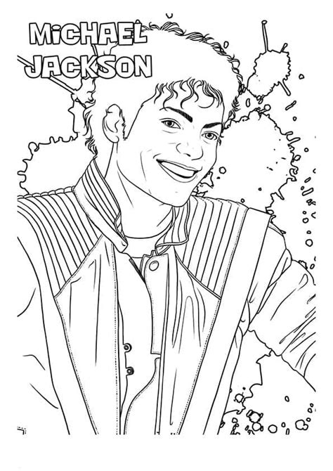 Coloriage Dessin De Michael Jackson T L Charger Et Imprimer Gratuit