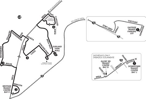Sun Metro Route 53 Upper Valley Schedule and Bus Stops 24