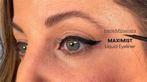 Maximist Liquid Eyeliner Tutorial Bareminerals Youtube