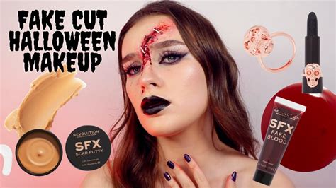 Fake Cut Halloween Sfx Makeup Horror Revolution Youtube