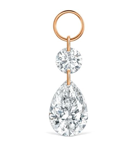 Maria Tash Grand Floating Double Diamond Single Earring Harrods Uk