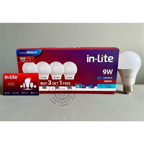 Jual Paket Super Murah Beli Gratis Lampu Led Inlite W Watt