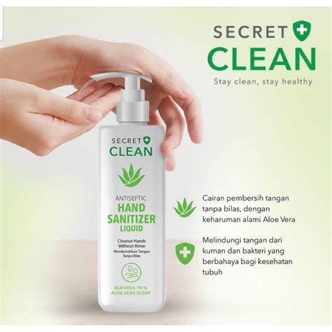 Jual SECRET CLEAN ANTISEPTIC SANITIZER CAIR 500 ML Shopee Indonesia