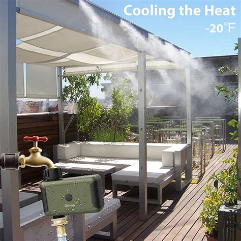 Homasky Misters For Outside Patio Ft Misting System For Cooling