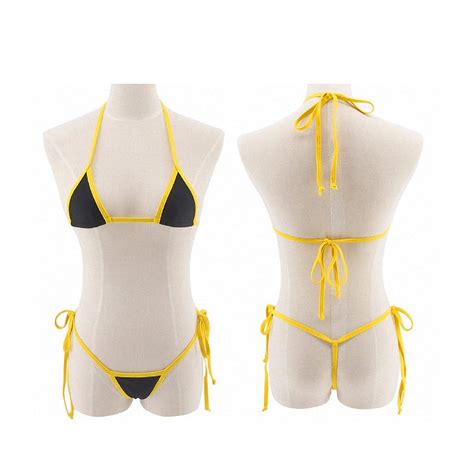 Buy Tinpia Scrunch Butt Micro G String Bikini Thong Swimsuit Sunbathing