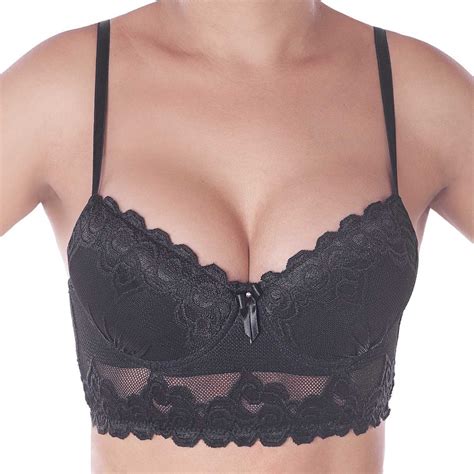 Sutiã Cropped Em Renda Em Renda Lutestil Bra Lingerie