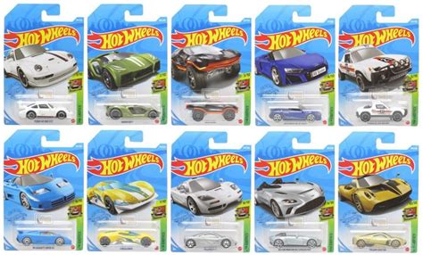 Série HW Exotics Completa Main Line 2021 10 Miniaturas Hot Wheels