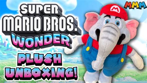 Sanei Elephant Mario Plush Unboxing Maxsmariomania Youtube